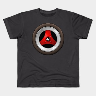 Pixelart 3 Spoke Wheel Kids T-Shirt